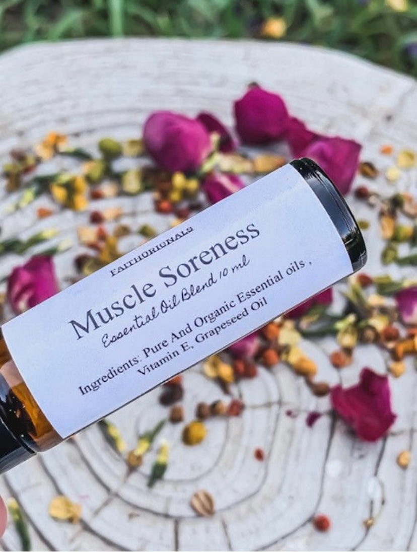 Sore Muscles Essential Oil Roller Blend 10ml