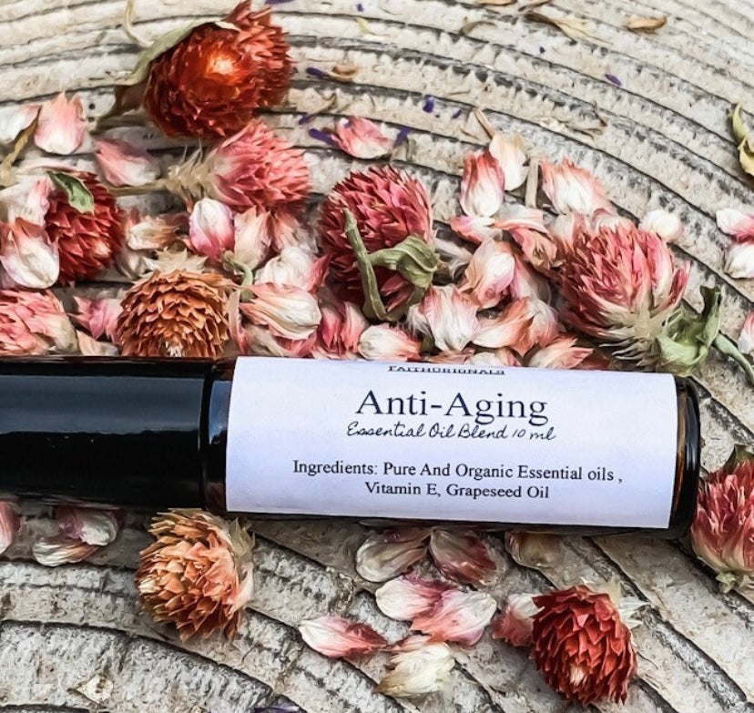 Anti-Aging Essential Oil Rollerball Blend 10ml