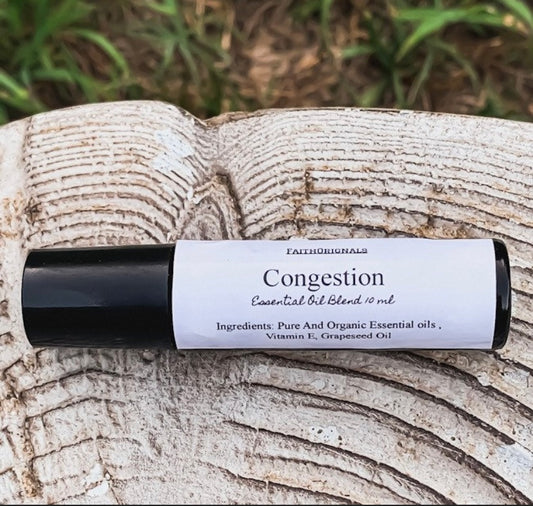 Congestion Essential Oil Roll-On Roller Blend 10ml