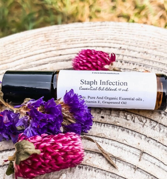 Staph Infection Essential Oil Roll-On Roller Blend 10ml